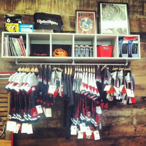 Red Barn Cycling Kit on Display